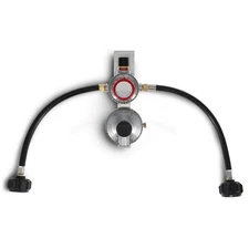 2-Stage Auto Changeover LP Propane Gas Regulator With Two 12 Inch Pigtails