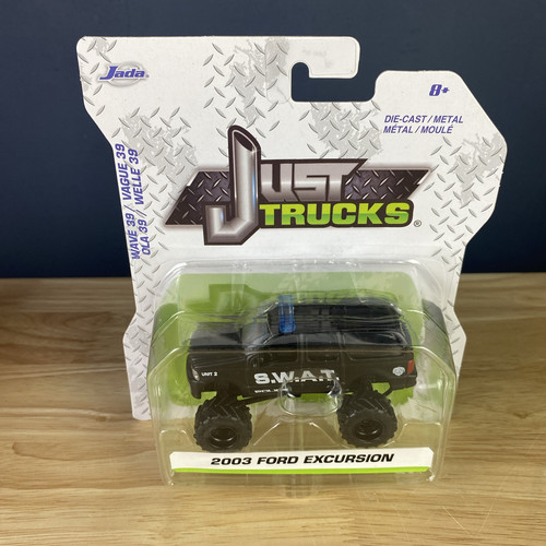 JADA Toys Just Trucks 2003 Ford Excursion Swat Police SUV 1:64 Diecast New 2022