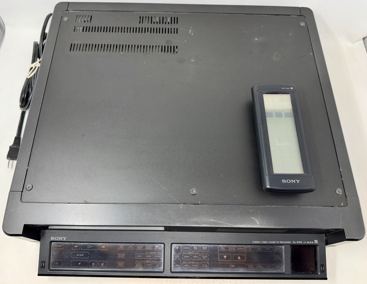 Sony SL-2100 Beta Betamax Video Cassette Recorder 100V Japan + RMT