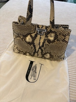 Unnützer Python Schlangenleder Handtasche