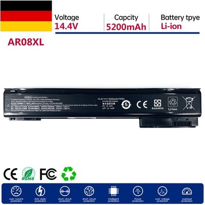 AR08 Laptop Akku für HP Zbook 17 G2 (K1M78AW) 17 G2 (K1M76AW) 17 (F0V52EA)