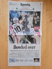 SEATTLE SEAHAWKS SUPER BOWL LX CHAMPIONSHIP NEWSPAPER BOSTON GLOBE 2-9-26