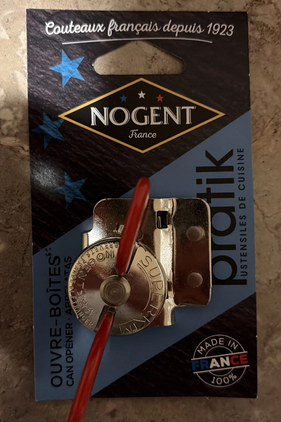 Nogent 3 Stars Tin Can Opener "Super Kim" - Thumbnail 4