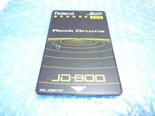 Roland PN-JD80-03 Rock Drums Sound Card Used Parts or Repair