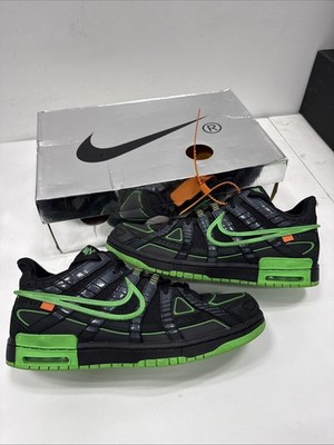 Size 12 - Nike Air Rubber Dunk x Off-White Low Green Strike