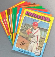 1975 Topps Baseball 1-220 From Scans SET BREAK Mostly EX/NM Pack Fresh Corners!