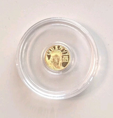 🇺🇸 Lady Liberty 1/100 oz .9999 Pure Gold Round – Fine Gold Collectible