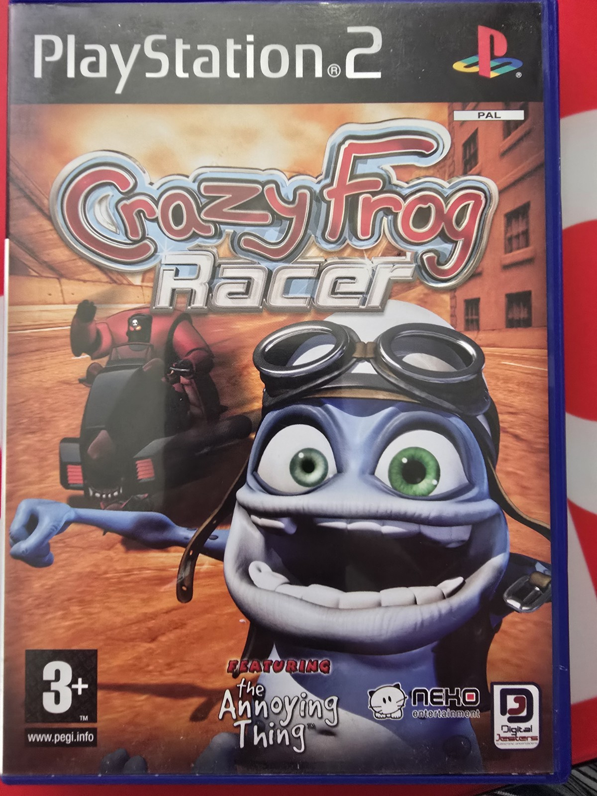 Crazy Frog Racer (Sony PlayStation 2, 2005) - Complete  with manual
