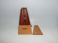 Vintage Seth Thomas Pyramid Wood Metronome   M73   Works   For Repair   Wear