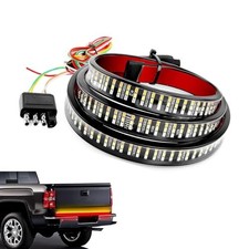 Tailgate Light Bar, Triple Row 60" High Brightness Turn Signal Brake Reverse