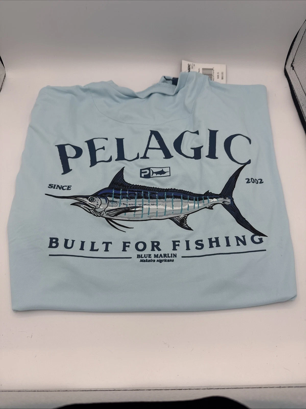 Aquatec Blue Marlin Fishing Shirt - Built For Fishing - Marine, Boating, Fishing