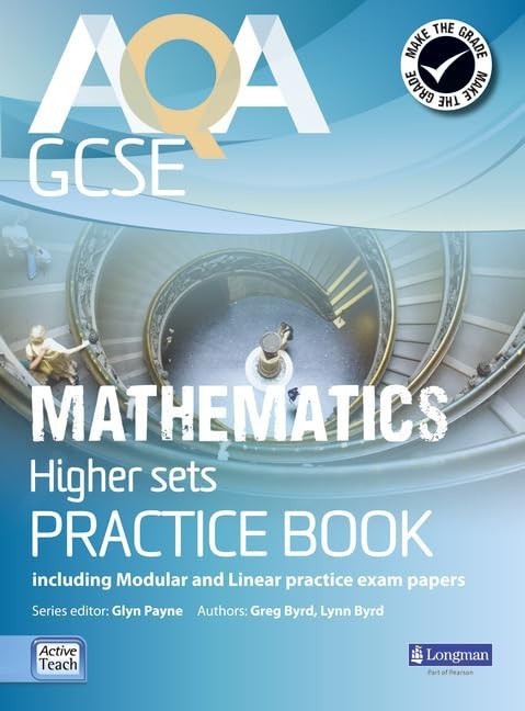 AQA GCSE MATHEMATICS HIGHER SETS PRACTICE BOOK/EXAM PAPERS MINT CONDITION 500LL