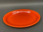 Vintage Fiestaware Red (orange) Oval Platter Original Red Homer Laughlin Fiesta
