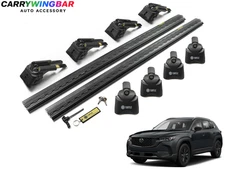Black Roof Rack Cross Bars Aluminum Carrier to fit Mazda CX-50 2022-2025