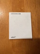 Slp Performance Camaro Ss Note Pad 25 Sheets 3 X 3.5 New Nos