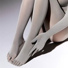 120D Velvet No/With Glove Sleeve Bodysuit Tights Bodystocking Jumpsuit Leotard