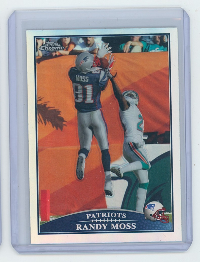 2009 Topps Chrome Randy Moss Refractor #7