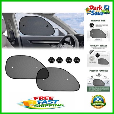 Universal Side Window Cling Sunshades - 2 Pack for Baby & Pet Comfort, UV Shield