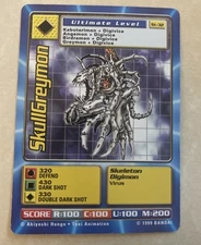 Digi-Battle Card Game Skullgreymon St-32 NM Fresh Pull