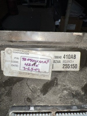 2000 Dodge Ram 5.9L Engine Computer Module ECM PCM 56040410AF
