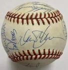 1989 New York Mets Team Signed Baseball PSA/DNA Myers Gooden Cone Hernandez