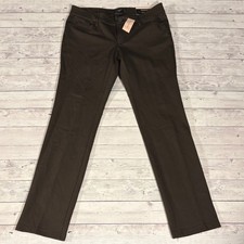 Ann Taylor Ponte Slim Leg Petite Pants Brown Size 8P