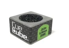 Cue Cube Dime - Silver - Cue Tip Shaper Tool - Made in the U.S.A.