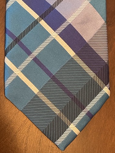 Tommy Hilfiger Blue 100% Silk Men’s Neck Tie Made In China