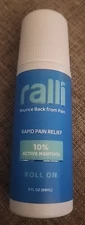 Ralli Rapid Pain Relief Roll-On for Muscle Aches, Joints, Arthritis, 3oz