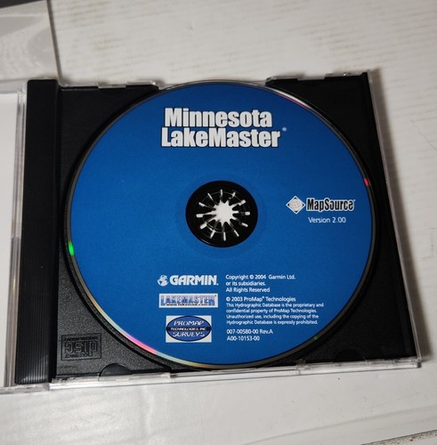 Garmin MapSource LakeMaster Minnesota CD Disc version 2.00 - Photo 3/3