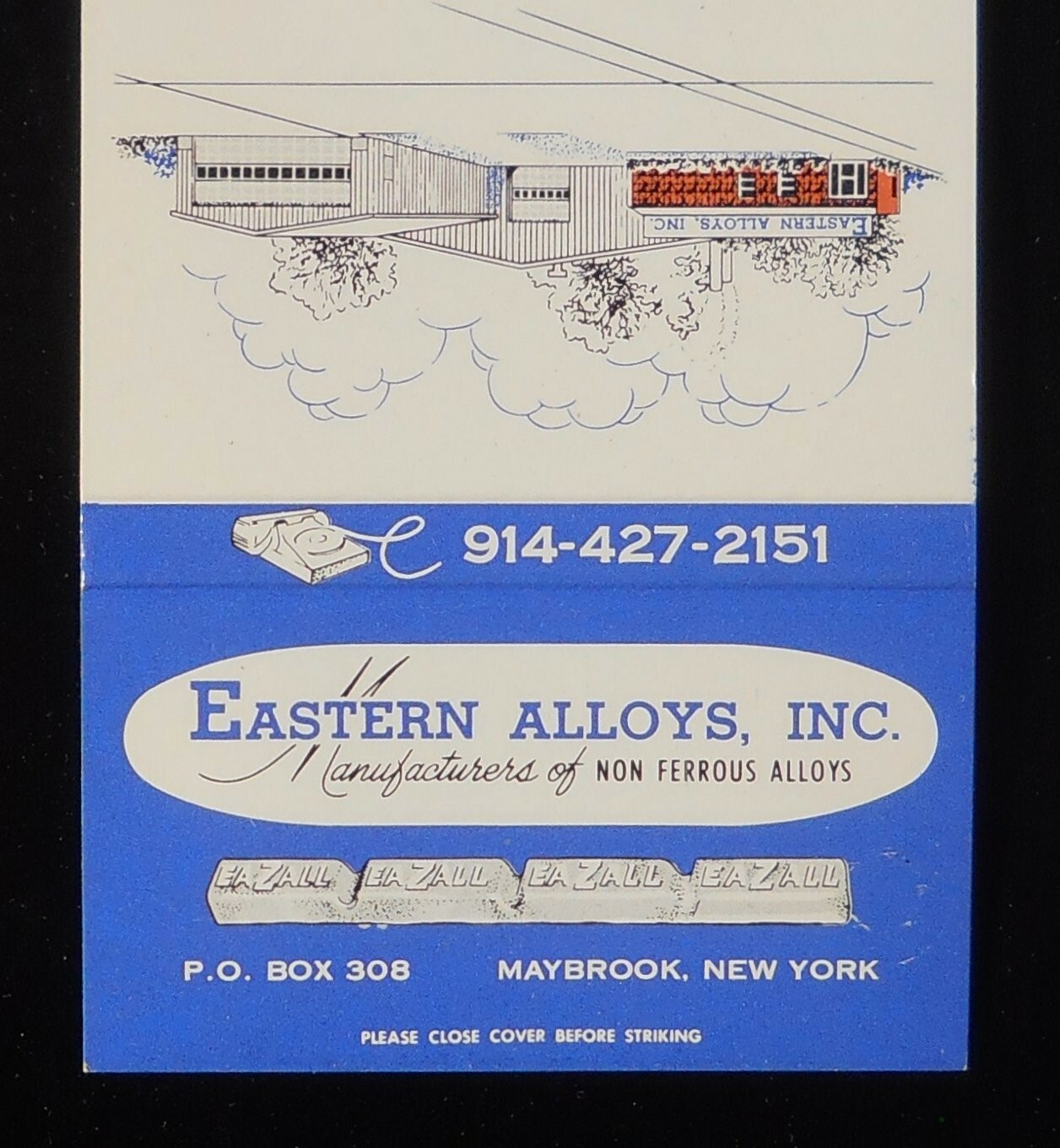 1960s Eastern Alloys Manufacturers of No Ferrous Alloys Maybrook NY Orange Co MB eBay