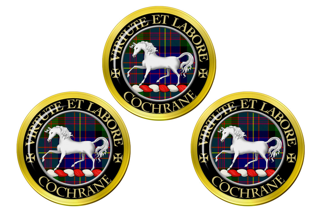 Cochrane Scottish Clan Golf Ball Markers