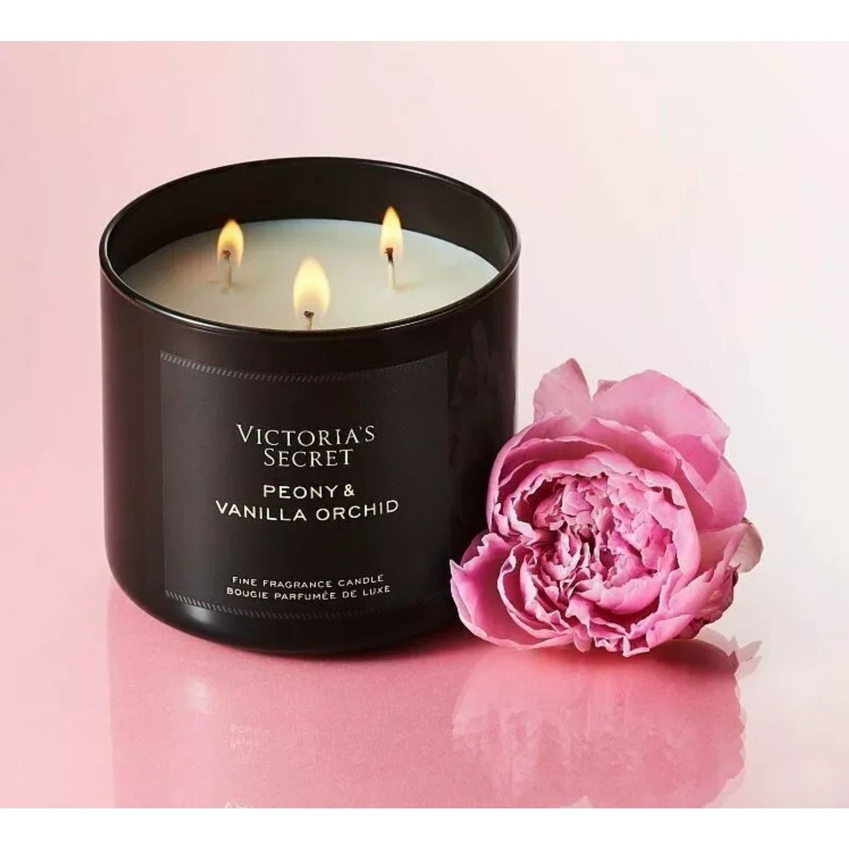 Victorias Secret Bombshell Peony & Vanilla Orchid Candle Fine