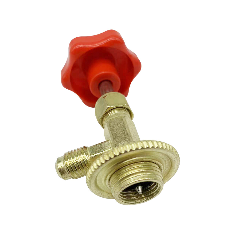 R1234YF Can Tap, 1/2'' Acme To 1/4'' SAE Valve Dispenser AC - Foto 6