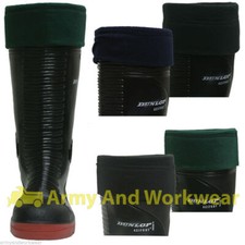 Mens Fleece Long Wellington Wellie Boot Socks Liners Festival Outdoor Thermal