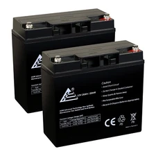 2 Pack: 12V 20Ah SLA Replacement Battery for Visions CP12180XRP