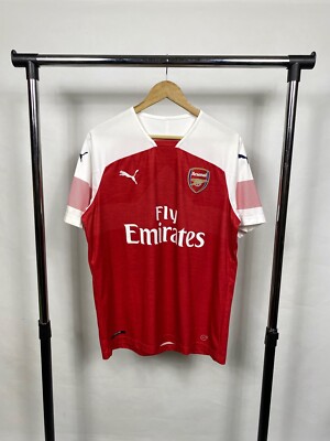 MEN'S PUMA FC ARSENAL 2016/2017 HOME SOCCER FOOTBALL SHIRT JERSEY SIZE Large