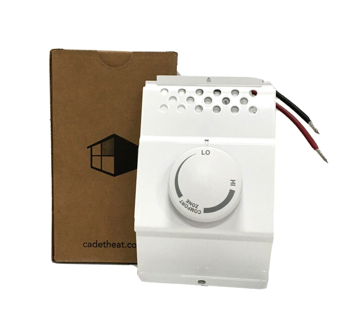 Cadet 08734 BTF Double Pole Built In Baseboard Thermostat,