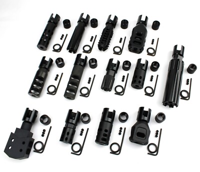 Black  Muzzle Brake Compatible with Ruger 10/22 1022 .22LR