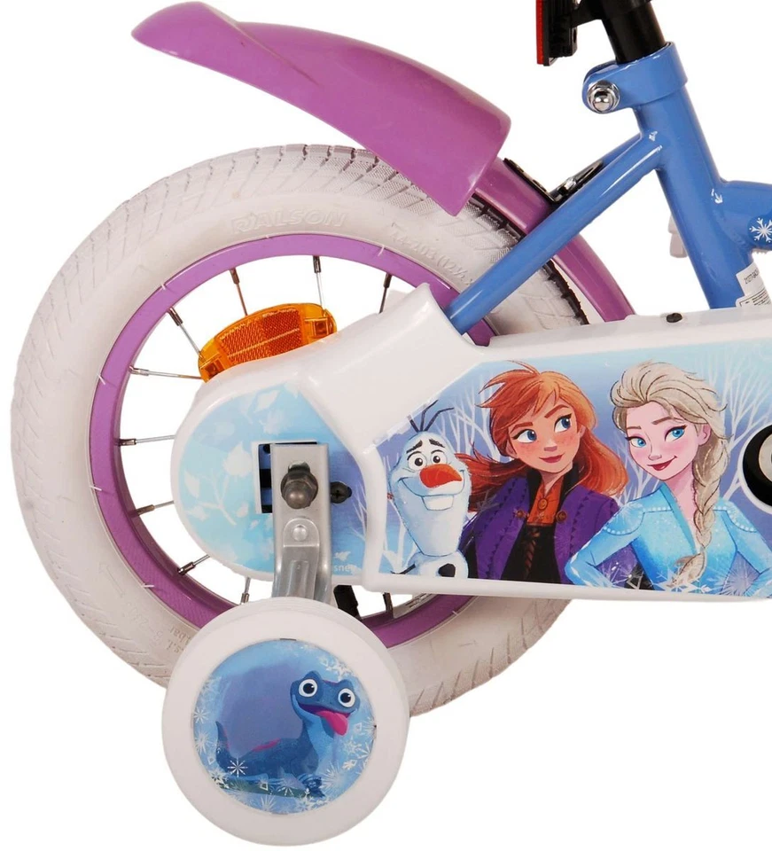 12 Zoll Kinder Mädchen Fahrrad Mädchenfahrrad Rad Frozen 2 die Eiskönigin Elsa - Bild 2 von 4