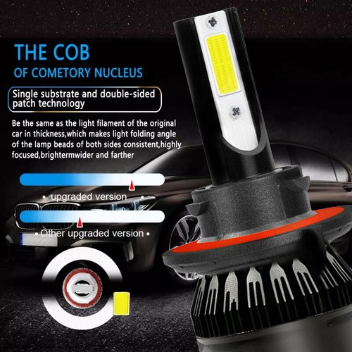 For 2007-2013 GMC Yukon Denali 4x 6000K White LED Headlights Fog Light Bulbs Kit - Imagen 5 de 12
