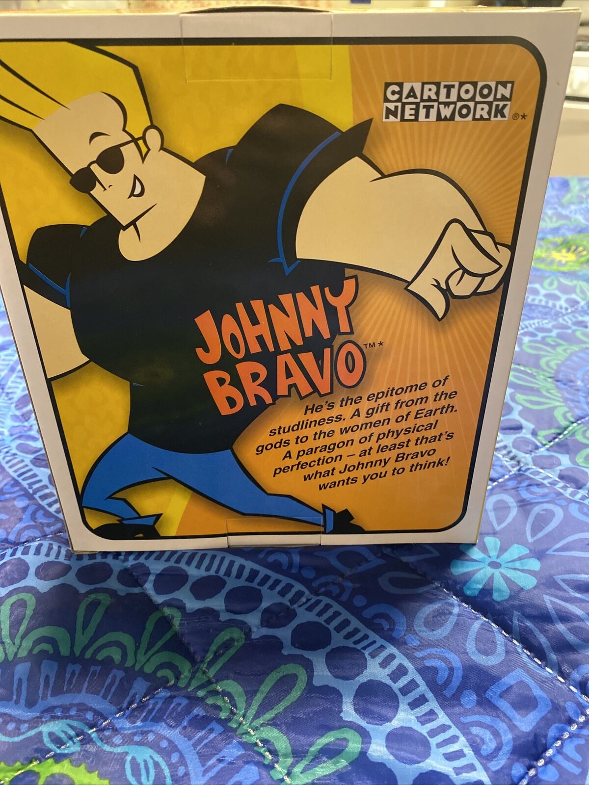 Johnny Bravo Bobble head￼￼ Figurine Keebler Kelloggs  Cartoon Network Super mile widziane