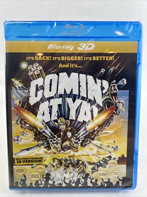 COMIN  AT YA! - 1981 (Blu-ray 3D, 2010) Spaghetti Western NIB NEW SEALED