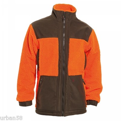 Deerhunter Faserpelz Jacke Retrieve orange grün Treib Drück Jagd Membrane 