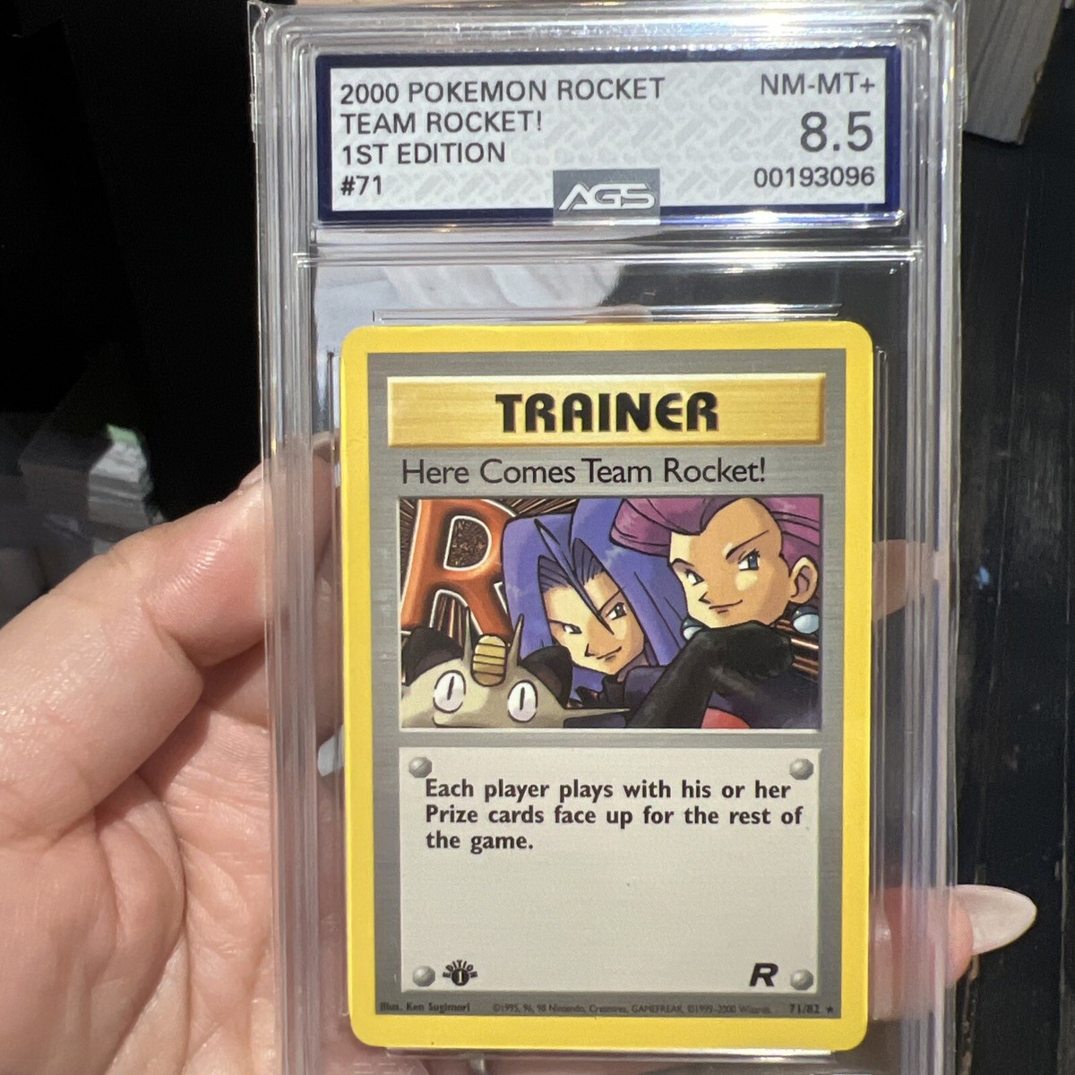 Vintage Pokemon Trainer 2k Here Comes Team Rocket 1st Edition #71
