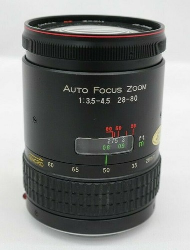 Sakar Macro Auo Focus Zoom 28-80mm 1:3.5-4.5 Lens  TF