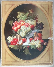 Fruit By Severin Roesen  PZL4006 Vintage 1968 Springbok Puzzle 500+pc Middendorf