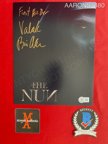 Bonnie Aarons The Nun foto firmata 8x10 Valak The Conjuring Beckett certificato di autenticità - Foto 1 di 6