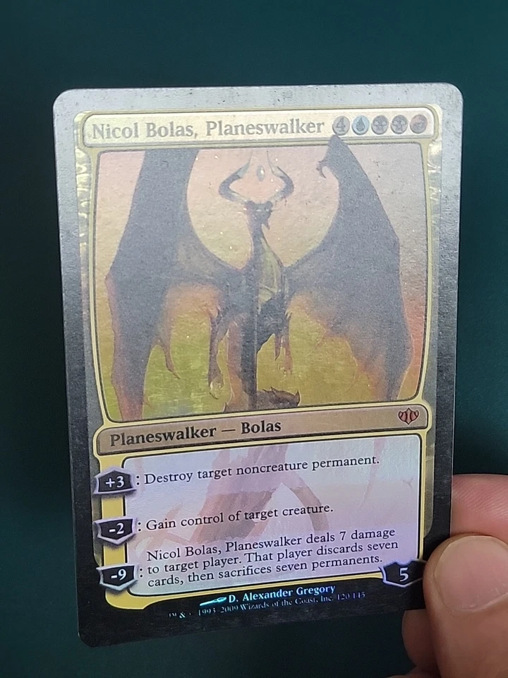 1 mtg Nicol Bolas Planeswalker / Nicol Bolas Foil Conflux - Image 4 of 4