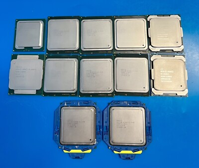 *Lot of 12* Mixed Intel Xeon E5 CPU Processors*